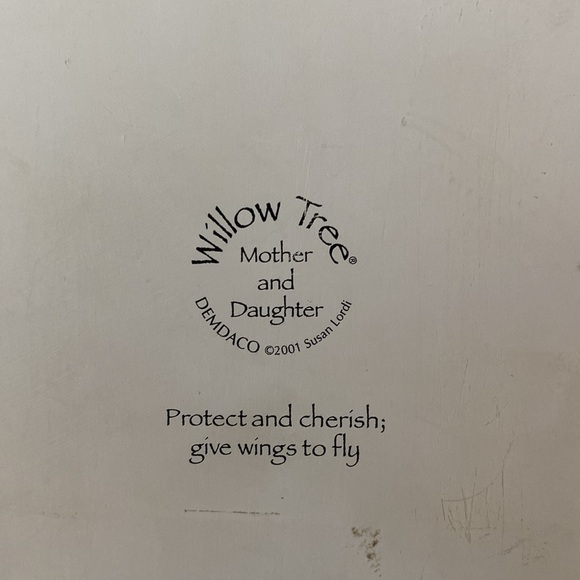 Willow Tree mother and daughter wall decor 8”x4” 2001 home accents. - Picture 3 of 10